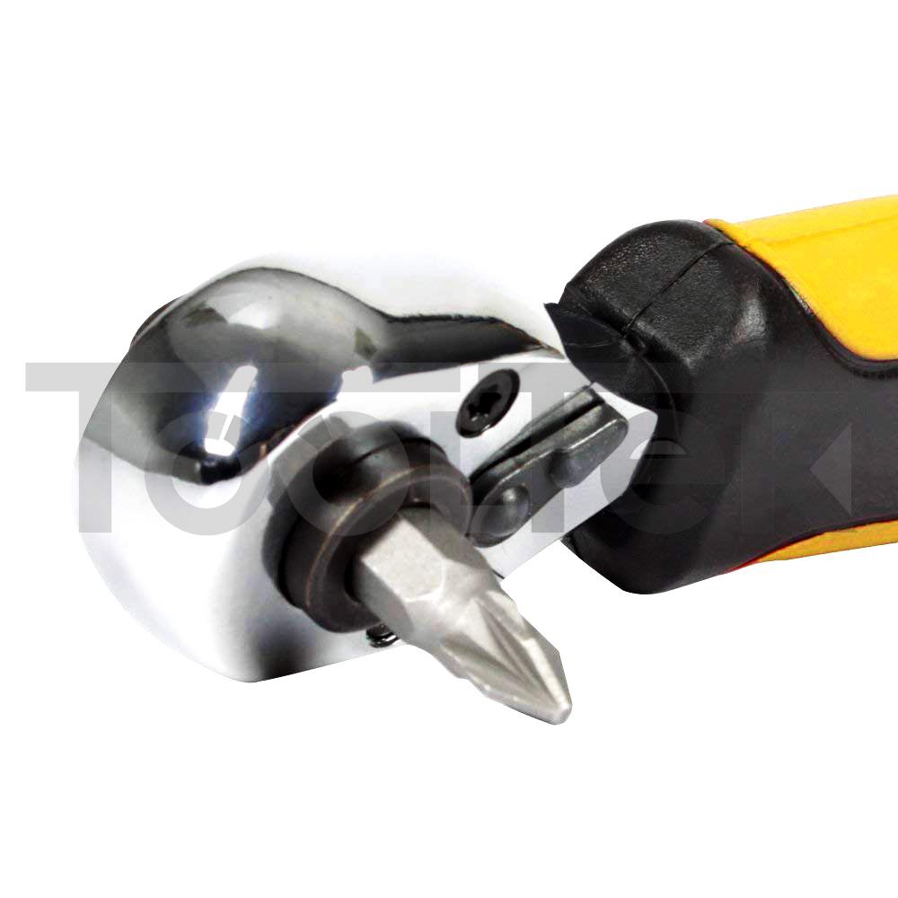 MINI CHIAVE A CRICCHETTO REVERSIBILE 72 DENTI 1/4" PORTA INSERTI TOOLTEK 3 MINI CHIAVE A CRICCHETTO REVERSIBILE 72 DENTI 1/4" PORTA INSERTI TOOLTEK
