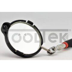 SPECCHIO TELESCOPICO LED ISPEZIONE SPECCHIETTO LUCE ALLUNGABILE SNODATO TOOLTEK