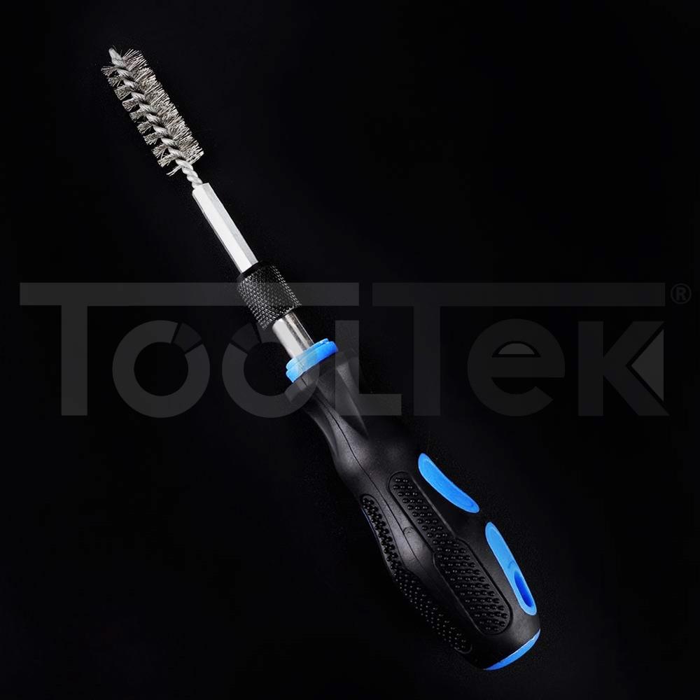 SET 38pz SPAZZOLE METALLICHE PULIZIA TUBI CILINDRI ATTACCO 1/4" ESAGONALE TOOLTEK 6 SET 38pz SPAZZOLE METALLICHE PULIZIA TUBI CILINDRI ATTACCO 1/4" ESAGONALE TOOLTEK