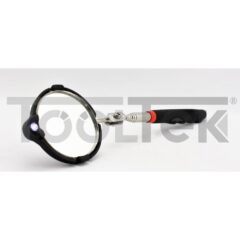 SPECCHIO TELESCOPICO LED ISPEZIONE SPECCHIETTO LUCE ALLUNGABILE SNODATO TOOLTEK