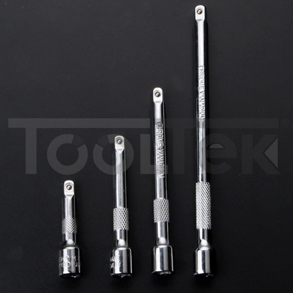 KIT PROLUNGHE CRICCHETTO CHIAVE A BUSSOLA 4pz ATTACCO 1/4" TOOLTEK 4 KIT PROLUNGHE CRICCHETTO CHIAVE A BUSSOLA 4pz ATTACCO 1/4" TOOLTEK