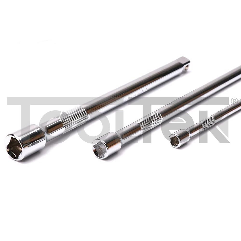 KIT PROLUNGHE CRICCHETTO CHIAVE A BUSSOLA 9pz ATTACCO 1/2" 1/4" 3/8" TOOLTEK 3 KIT PROLUNGHE CRICCHETTO CHIAVE A BUSSOLA 9pz ATTACCO 1/2" 1/4" 3/8" TOOLTEK