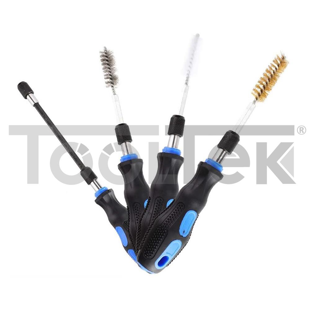 SET 38pz SPAZZOLE METALLICHE PULIZIA TUBI CILINDRI ATTACCO 1/4" ESAGONALE TOOLTEK 2 SET 38pz SPAZZOLE METALLICHE PULIZIA TUBI CILINDRI ATTACCO 1/4" ESAGONALE TOOLTEK