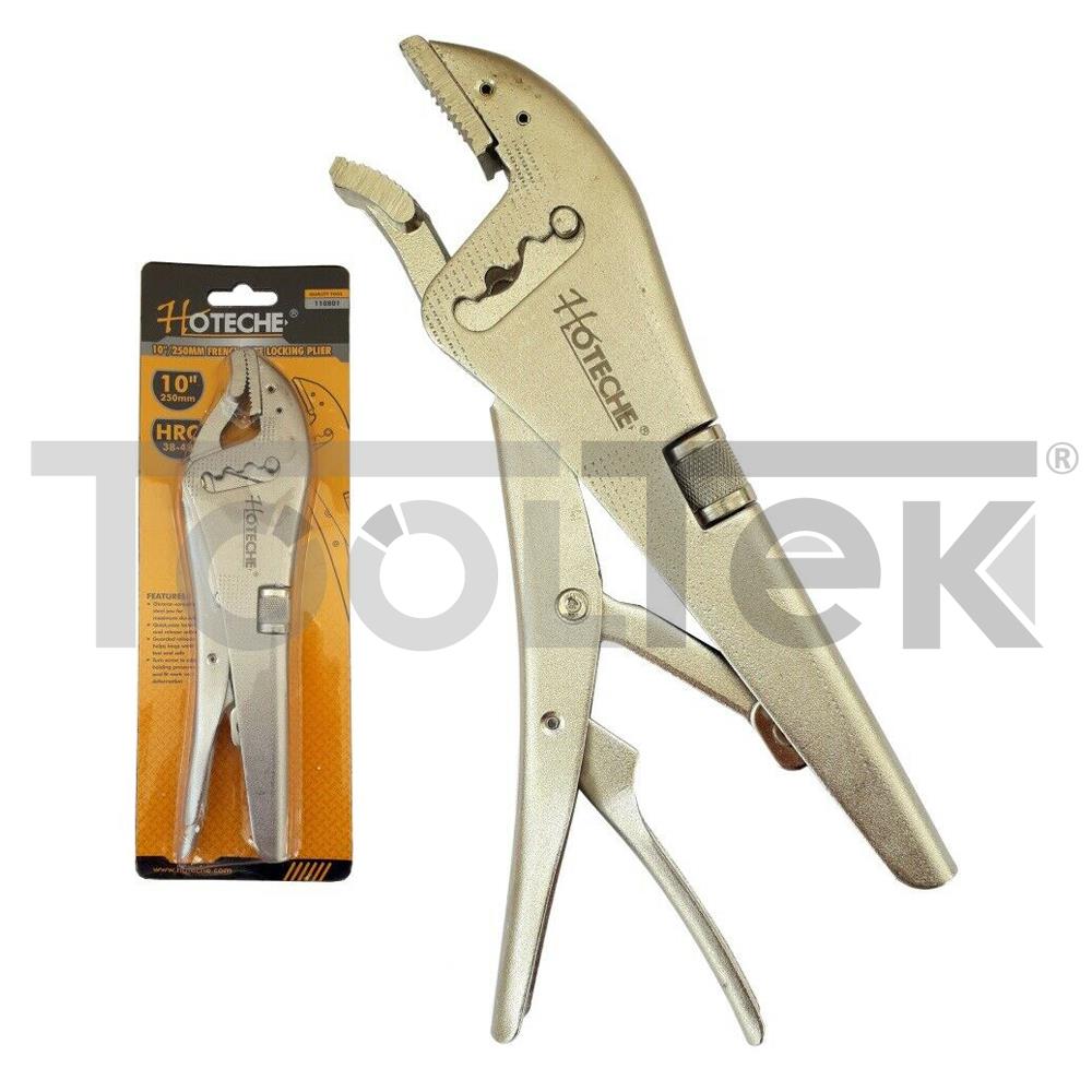 PINZA GRIP A SCATTO AUTOBLOCCANTE A PRESSIONE REGOLABILE 250mm TOOLTEK 2 PINZA GRIP A SCATTO AUTOBLOCCANTE A PRESSIONE REGOLABILE 250mm TOOLTEK