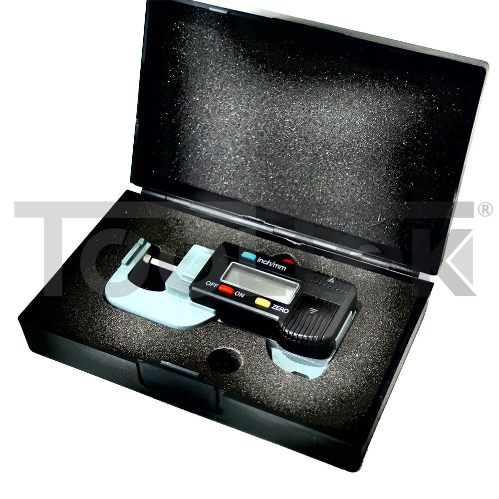 CALIBRO SPESSIMETRO MISURATORE SPESSORE RAPIDO DIGITALE 0-12,7mm TOOLTEK 5 CALIBRO SPESSIMETRO MISURATORE SPESSORE RAPIDO DIGITALE 0-12,7mm TOOLTEK
