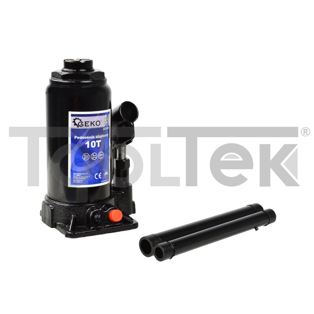 GEKO G01054 CRIC SOLLEVATORE IDRAULICO A BOTTIGLIA 10ton AUTO TOOLTEK 2 GEKO G01054 CRIC SOLLEVATORE IDRAULICO A BOTTIGLIA 10ton AUTO TOOLTEK