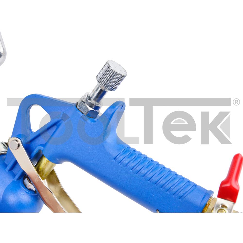 GEKO G01145 PISTOLA AEROGRAFO AD ARIA SERBATOIO ALLUMINIO 4,5lt 4,6,8mm TOOLTEK 4 GEKO G01145 PISTOLA AEROGRAFO AD ARIA SERBATOIO ALLUMINIO 4,5lt 4,6,8mm TOOLTEK