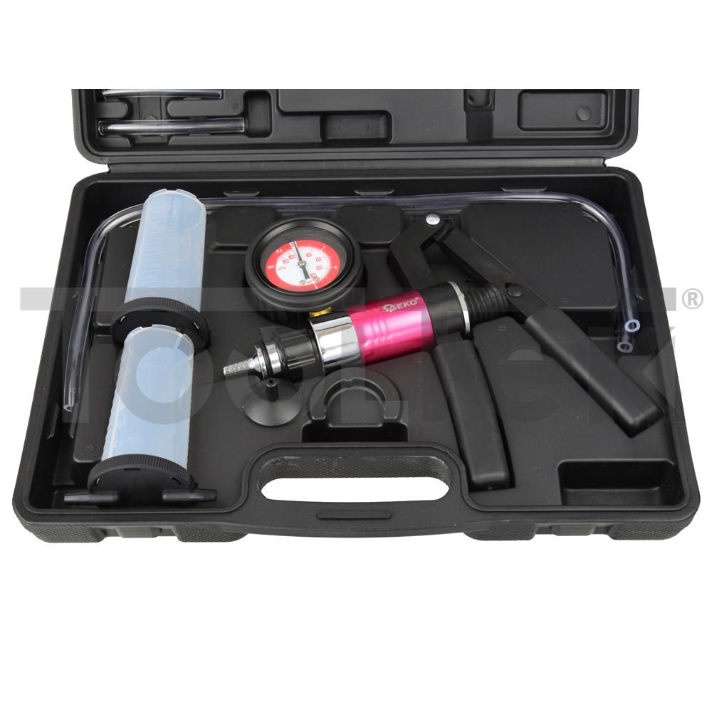 GEKO G01155 SPURGO FRENI TESTER POMPA VUOTA AUTO VACUOMETRO TOOLTEK 2 GEKO G01155 SPURGO FRENI TESTER POMPA VUOTA AUTO VACUOMETRO TOOLTEK