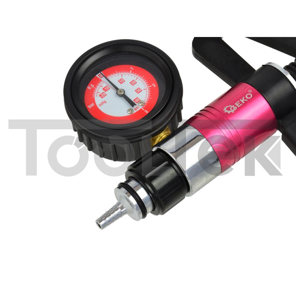 GEKO G01155 SPURGO FRENI TESTER POMPA VUOTA AUTO VACUOMETRO TOOLTEK 5 GEKO G01155 SPURGO FRENI TESTER POMPA VUOTA AUTO VACUOMETRO TOOLTEK