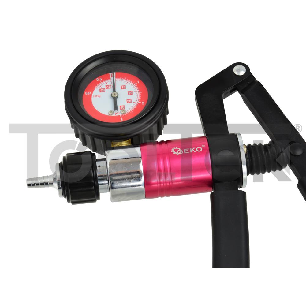 GEKO G01155 SPURGO FRENI TESTER POMPA VUOTA AUTO VACUOMETRO TOOLTEK 6 GEKO G01155 SPURGO FRENI TESTER POMPA VUOTA AUTO VACUOMETRO TOOLTEK