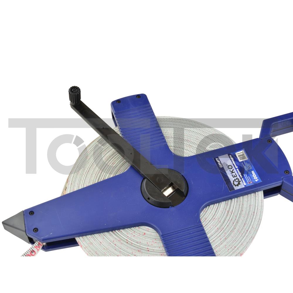 GEKO G01477 METRO FLESSIBILE A NASTRO RULLINO ESTENSIBILE 100mt TOOLTEK 4 GEKO G01477 METRO FLESSIBILE A NASTRO RULLINO ESTENSIBILE 100mt TOOLTEK