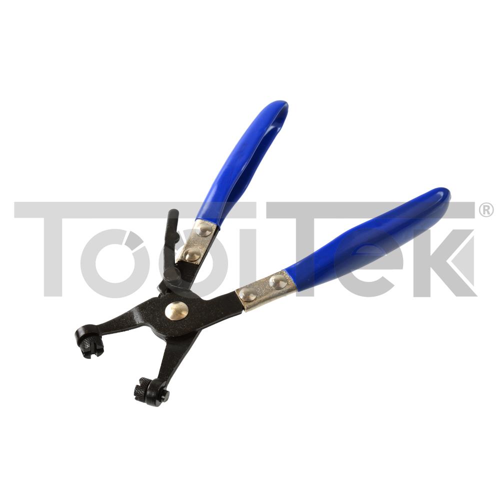 GEKO G01657 PINZA A CRICCHETTO PER FASCETTE COLLARI MANICOTTI TUBI TOOLTEK 2 GEKO G01657 PINZA A CRICCHETTO PER FASCETTE COLLARI MANICOTTI TUBI TOOLTEK