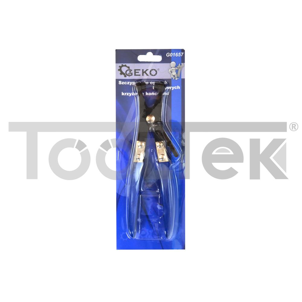 GEKO G01657 PINZA A CRICCHETTO PER FASCETTE COLLARI MANICOTTI TUBI TOOLTEK 4 GEKO G01657 PINZA A CRICCHETTO PER FASCETTE COLLARI MANICOTTI TUBI TOOLTEK