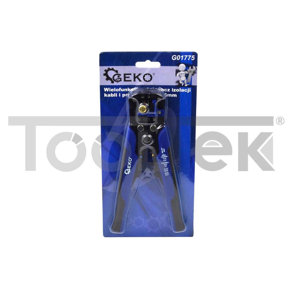 GEKO G01775 PINZA SPELLAFILI TAGLIA AUTOMATICA DA 0,2-6mm SPELLA CAVO TOOLTEK 5 GEKO G01775 PINZA SPELLAFILI TAGLIA AUTOMATICA DA 0,2-6mm SPELLA CAVO TOOLTEK