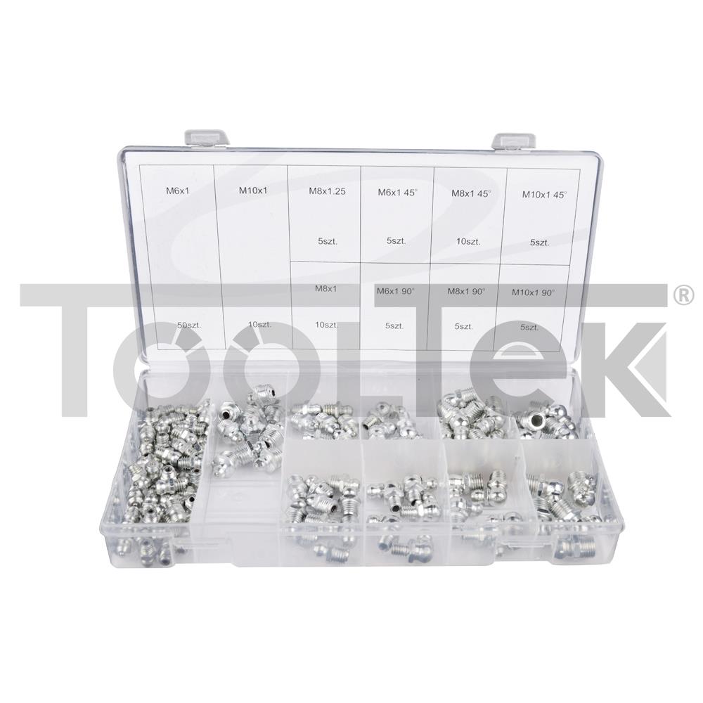 GEKO G02920 TESTINE INGRASSATORE CAMION TRATTORI INGRASSATORE 110pz TOOLTEK 2 GEKO G02920 TESTINE INGRASSATORE CAMION TRATTORI INGRASSATORE 110pz TOOLTEK