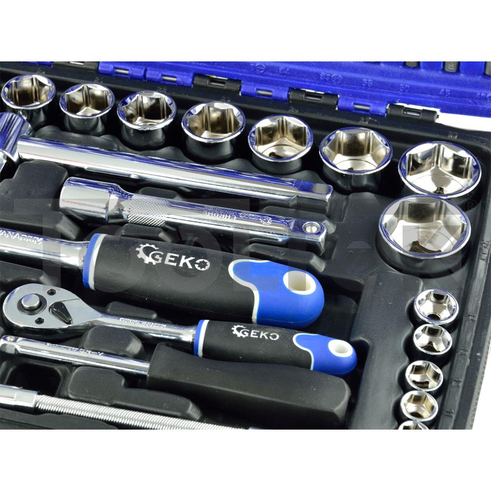 GEKO G10100 KIT CHIAVI BUSSOLA 94pz CHIAVE A CRICCHETTO BUSSOLE TOOLTEK 11 GEKO G10100 KIT CHIAVI BUSSOLA 94pz CHIAVE A CRICCHETTO BUSSOLE TOOLTEK