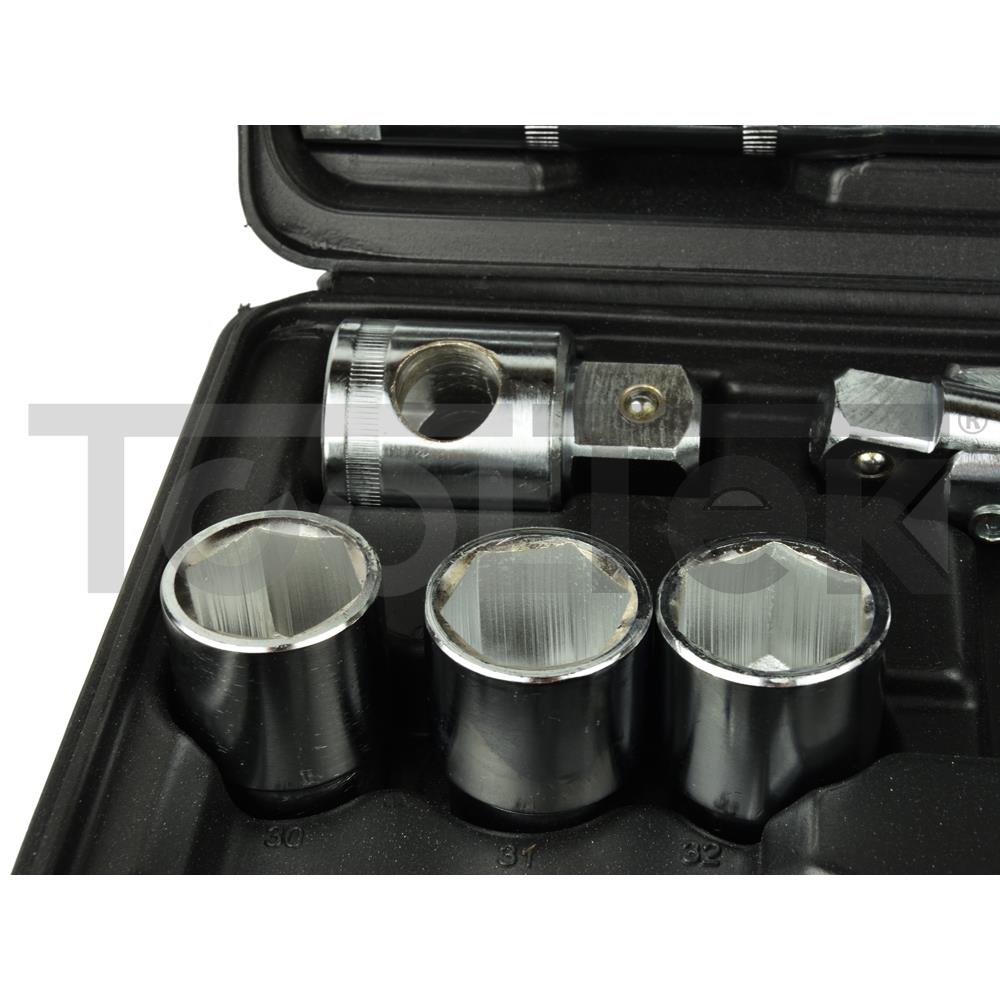 GEKO G10115 SET DI CHIAVI A BUSSOLA 26pz 3/4" 21-50 CAMION TRATTORE TOOLTEK 4 GEKO G10115 SET DI CHIAVI A BUSSOLA 26pz 3/4" 21-50 CAMION TRATTORE TOOLTEK