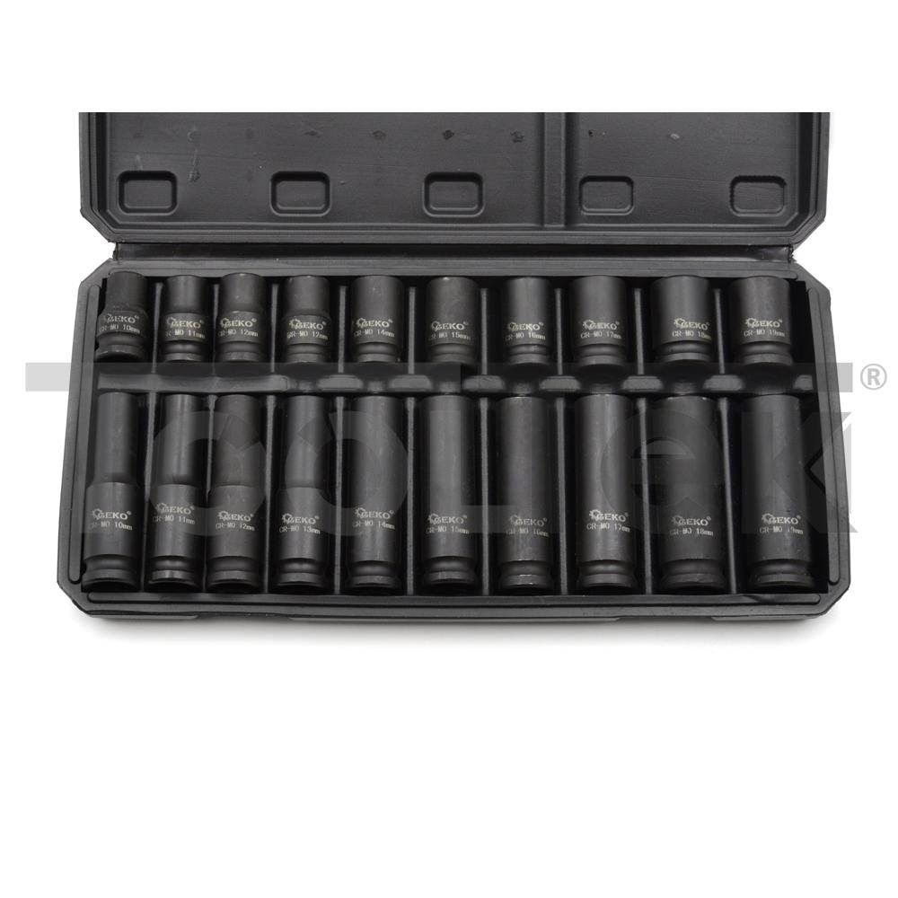 GEKO G10517 SET CHIAVI A BUSSOLA AVVITATORE A IMPATTO 1/2" ESAGONALI TOOLTEK 3 GEKO G10517 SET CHIAVI A BUSSOLA AVVITATORE A IMPATTO 1/2" ESAGONALI TOOLTEK