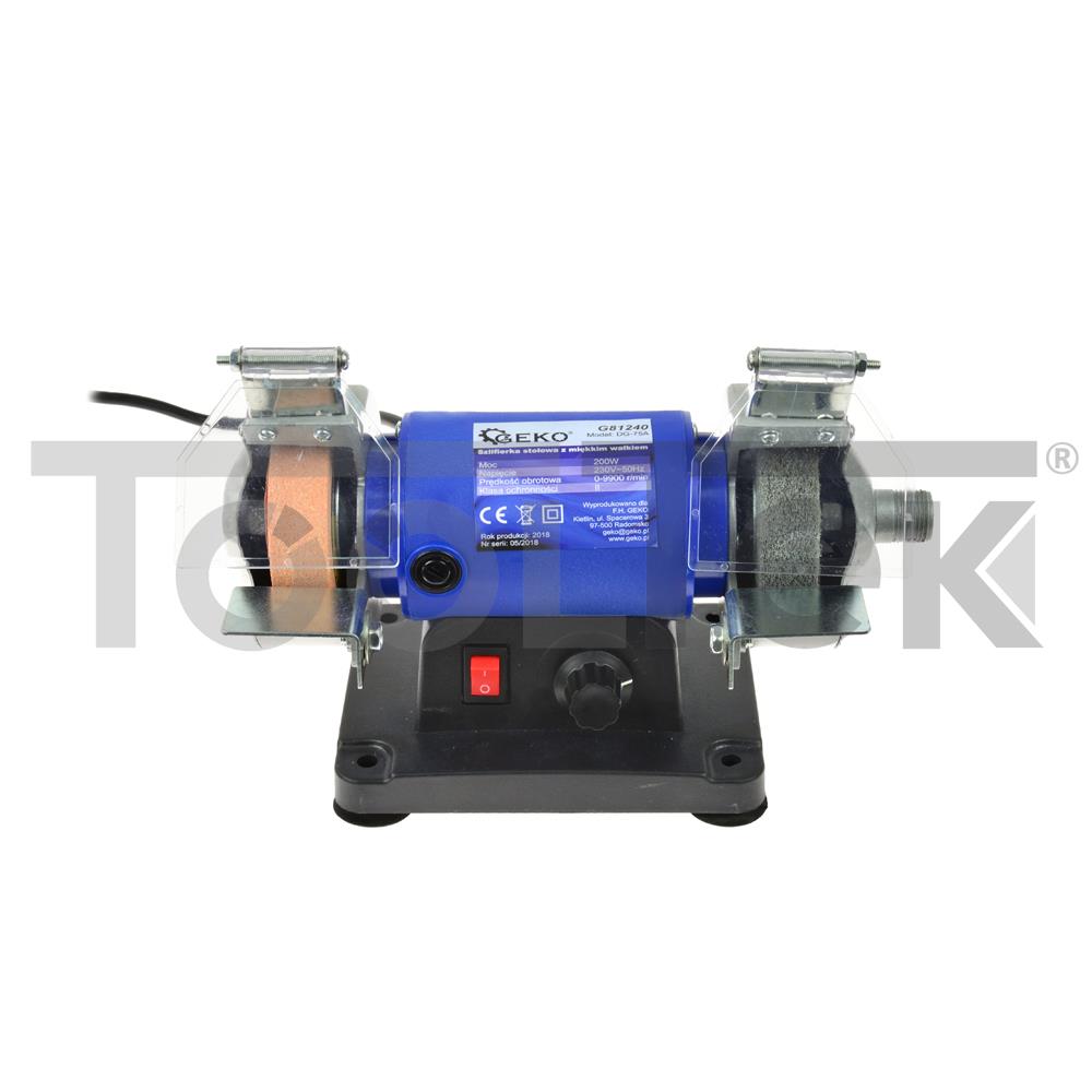 GEKO G81240 MOLA DA BANCO SMERIGLIATRICE LUCIDATRICE 200W 230V COMBINATA TOOLTEK 3 GEKO G81240 MOLA DA BANCO SMERIGLIATRICE LUCIDATRICE 200W 230V COMBINATA TOOLTEK