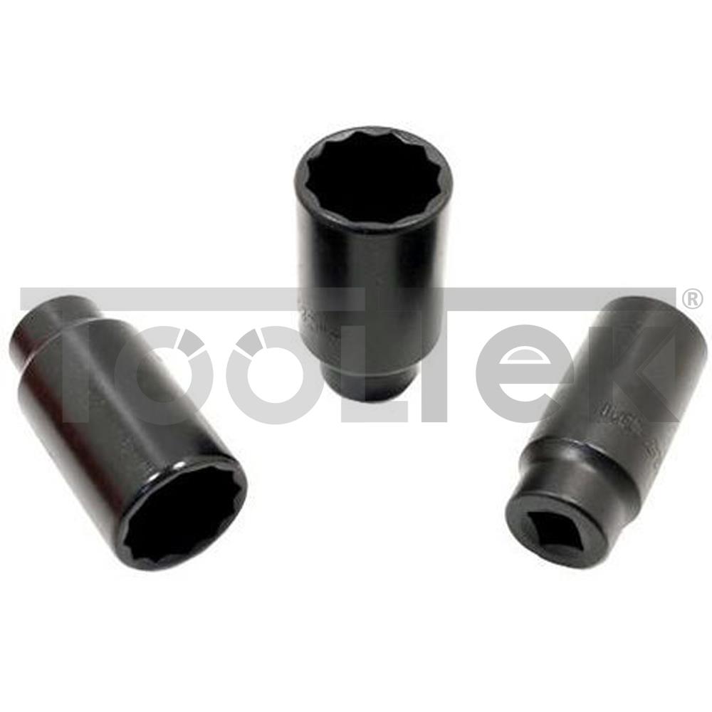 SET CHIAVI A BUSSOLA PER AVVITATORE AD IMPATTO DA 1/2" MILLERIGHE XZN 18pz TOOLTEK 2 SET CHIAVI A BUSSOLA PER AVVITATORE AD IMPATTO DA 1/2" MILLERIGHE XZN 18pz TOOLTEK