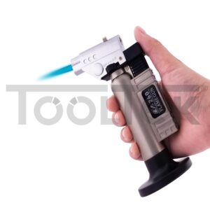 MINI CANNELLO A GAS MINI TORCIA ANTIVENTO BRUCIATORE RICARICABILE TOOLTEK