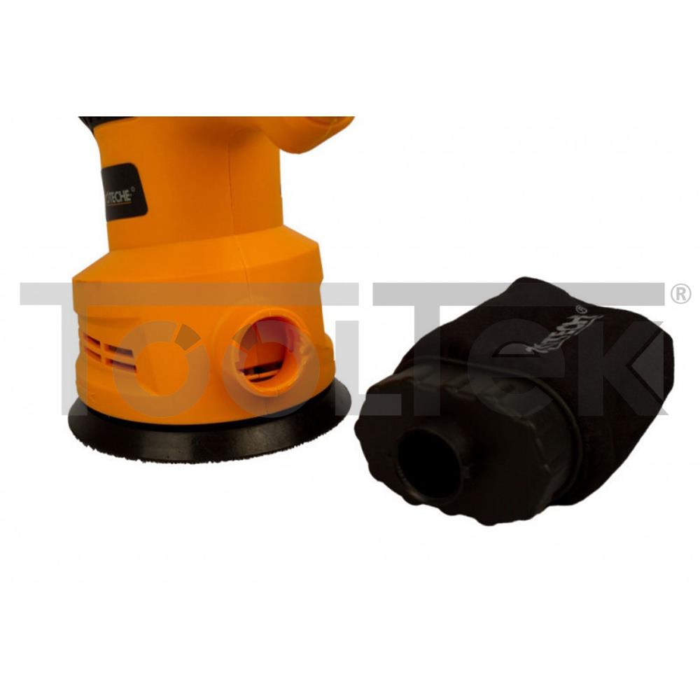 LEVIGATRICE LUCIDATRICE ROTO ORBITALE CON ASPIRATORE 125mm 270W PER AUTO TOOLTEK 3 LEVIGATRICE LUCIDATRICE ROTO ORBITALE CON ASPIRATORE 125mm 270W PER AUTO TOOLTEK