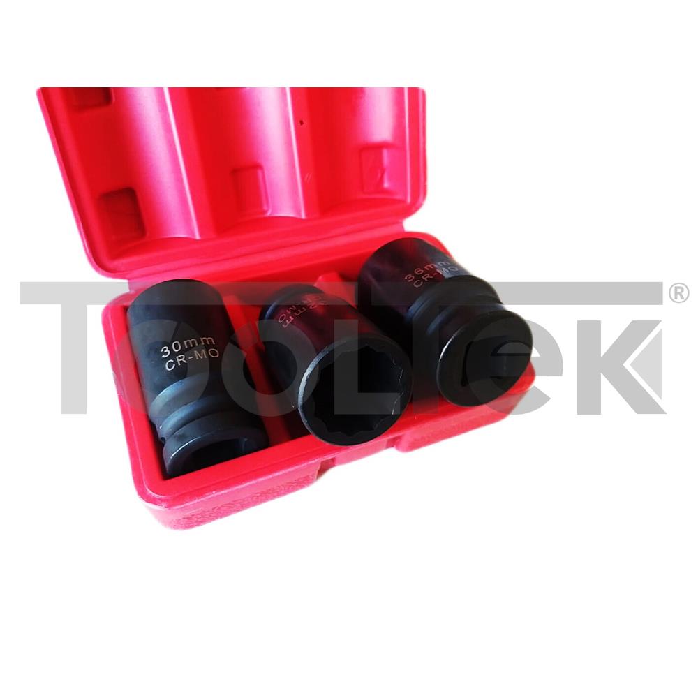 SET CHIAVI A BUSSOLA A IMPATTO RINFORZATE 3/4" MILLERIGHE 3pz 30-32-36mm TOOLTEK 2 SET CHIAVI A BUSSOLA A IMPATTO RINFORZATE 3/4" MILLERIGHE 3pz 30-32-36mm TOOLTEK