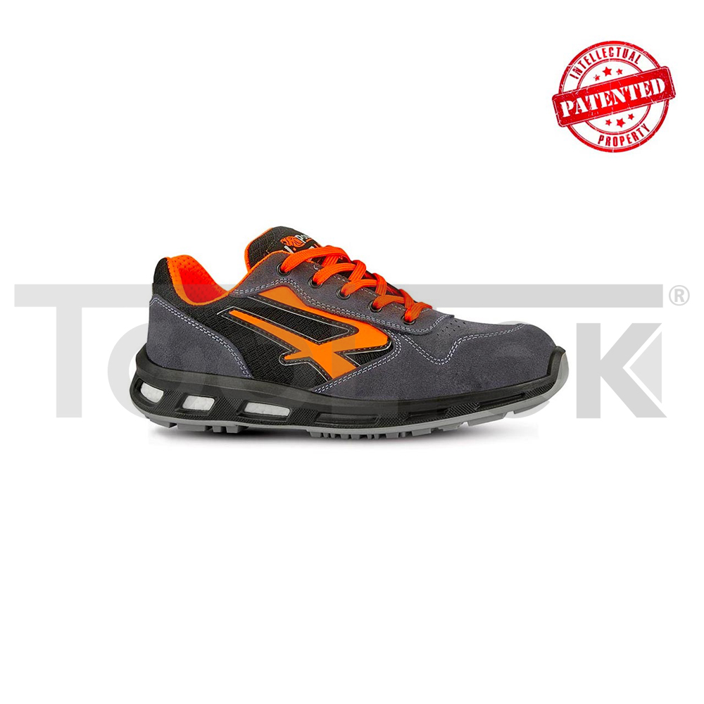 scarpa-antinfortunistica-upower-modello-orange-linea-redlion-vista-laterale