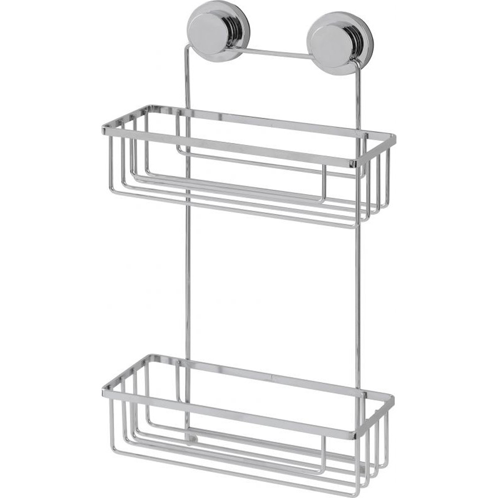 mensola-rettangolare-doccia-2-ripiani-acciaio-cromato-linea-premium