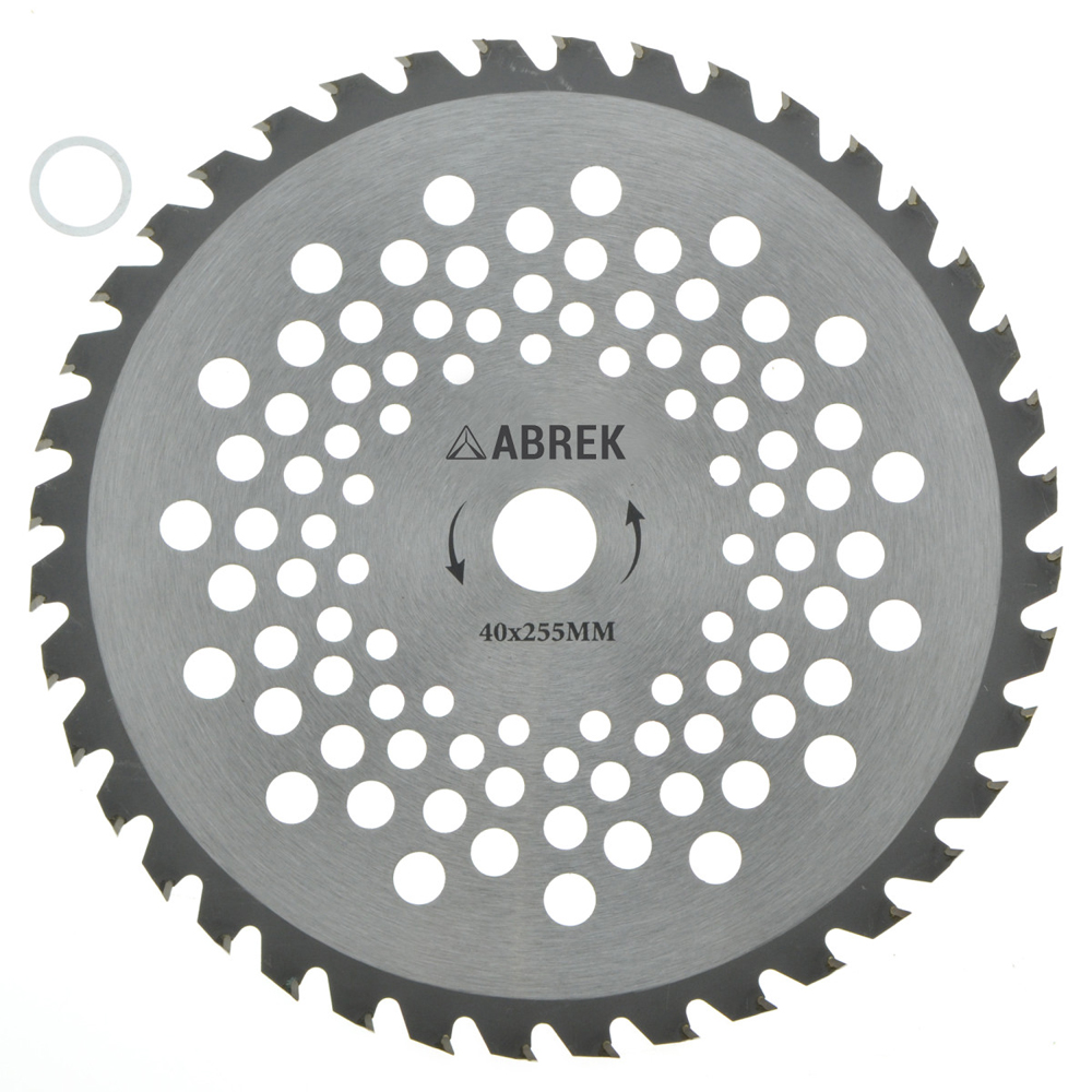 ABREK-40-DENTI-255-MM-DISCO-PROFESSIONALE-AL-TUNGSTENO-DECESPUGLIATORE-TAGLIO-RAMI-TRONCHETTI